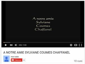 HOMMAGE A NOTRE AMIE SYLVIANE COUMES CHAFFANEL